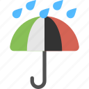 open umbrella, rain protection, raining, umbrella, weather forecast 