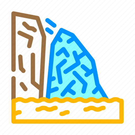 Breakaway, iceberg, disaster, destruction, freezing, rain icon - Download on Iconfinder