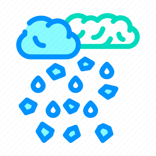 Hail, disaster, destruction, freezing, rain, heavy icon - Download on Iconfinder