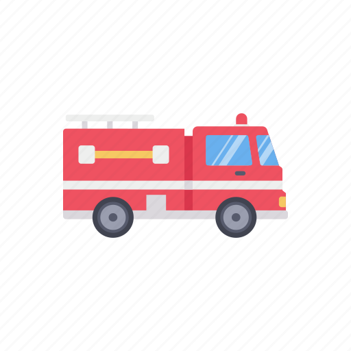 Firetruck, firefighter, fire, truck, transportation icon - Download on Iconfinder