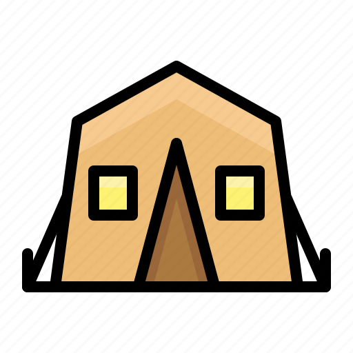 Disaster, drowning, emergency, flood, rain, tent icon - Download on Iconfinder