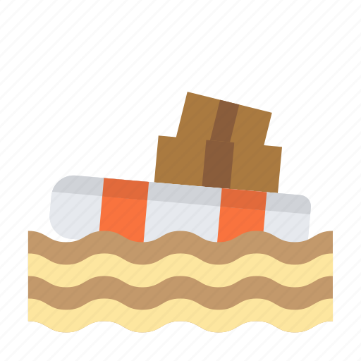 Disaster, drowning, emergency, flood, raft, rain icon - Download on Iconfinder