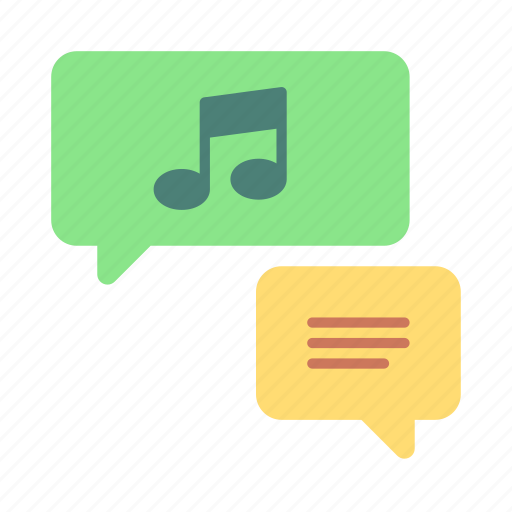 Chat box, dialogue, music, chat, comment icon - Download on Iconfinder