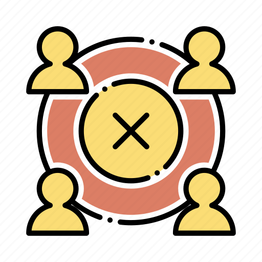 Discussion, disagree, user, x, people icon - Download on Iconfinder