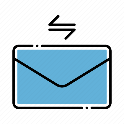 Communications, mail, email, envelope, arrows icon - Download on Iconfinder
