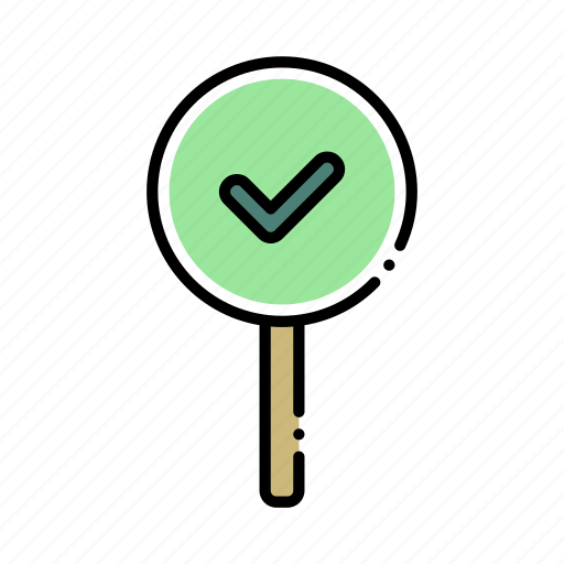 Signaling, agree, check, sign, vote icon - Download on Iconfinder