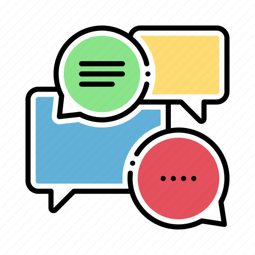 Topics, bubble chat, forum, dialogue, conversation icon - Download on Iconfinder
