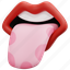 glossitis, tongue, mouth, infection, health, organ, disease, 3d, illustration 