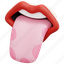 glossitis, tongue, mouth, infection, health, organ, disease, 3d, object 