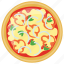 bbq chicken pizza, fast food, italian pizza, italian traditional dish, school lunch 
