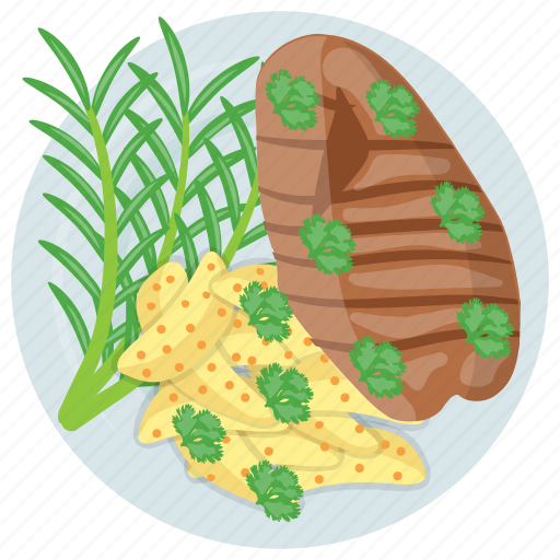 Beef, grilled, meat, roasted steak, sirloin icon - Download on Iconfinder