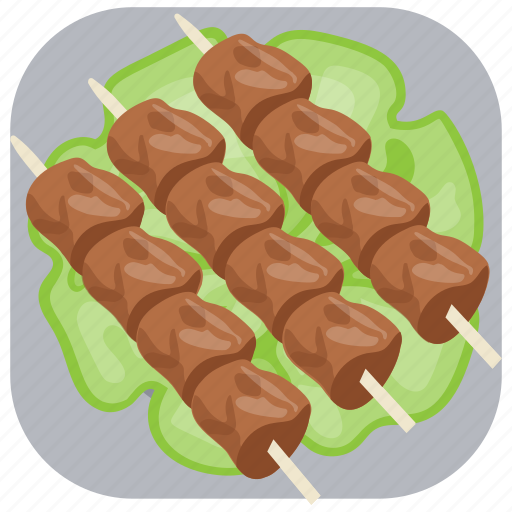 Backyard family fun, barbecue, chicken barbecue, chicken skewers, smoked chicken skewers icon - Download on Iconfinder