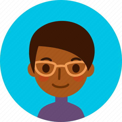 Woman, avatar, female, face, girl, black, short hair icon - Download on Iconfinder