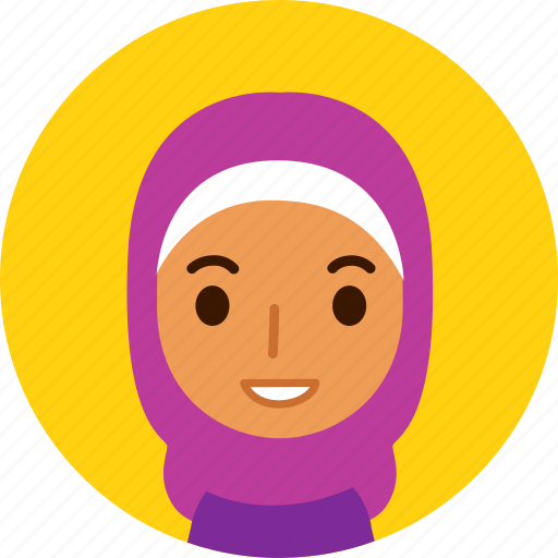 Woman, avatar, female, face, girl, muslim, hijab icon - Download on Iconfinder