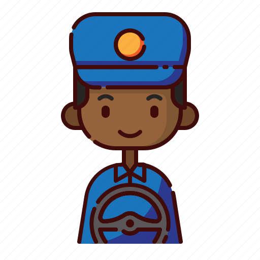 African, avatar, boy, diversity, driver, people, profession icon - Download on Iconfinder