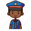 african, avatar, boy, diversity, people, police, profession 