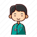 avatar, boy, chinese, diversity, doctor, people, profession