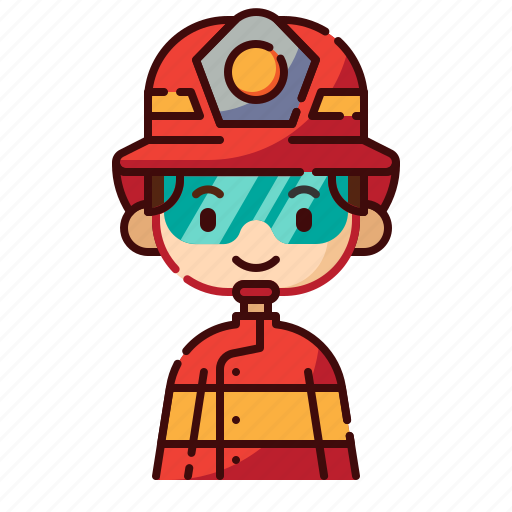 Avatar, boy, diversity, firefighter, man, people, profession icon - Download on Iconfinder