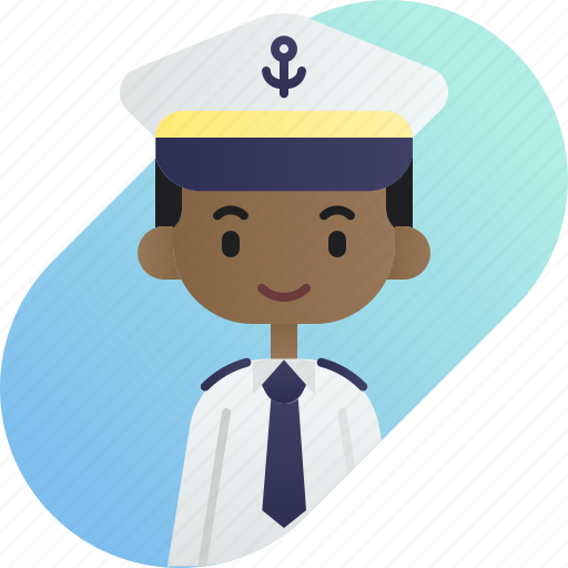 African, avatar, boy, captain, diversity, people, profession icon - Download on Iconfinder