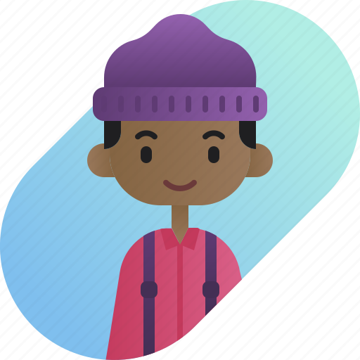 African, avatar, boy, diversity, lumberjack, people, profession icon - Download on Iconfinder