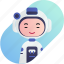 astronaut, avatar, boy, chinese, diversity, people, profession 