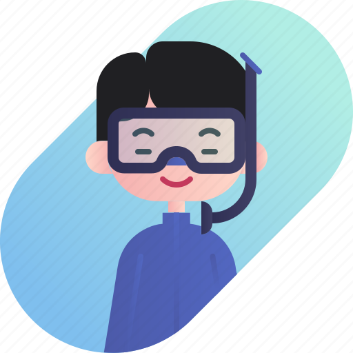 Avatar, boy, chinese, diver, diversity, people, profession icon - Download on Iconfinder