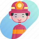 avatar, boy, chinese, diversity, firefighter, people, profession