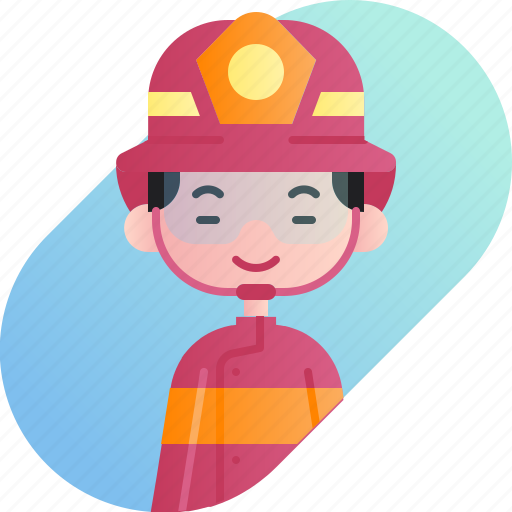 Avatar, boy, chinese, diversity, firefighter, people, profession icon - Download on Iconfinder