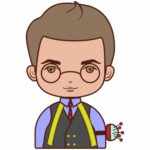Tailor, sewing, tailoring, fashion, diversity, avatar icon - Download on Iconfinder