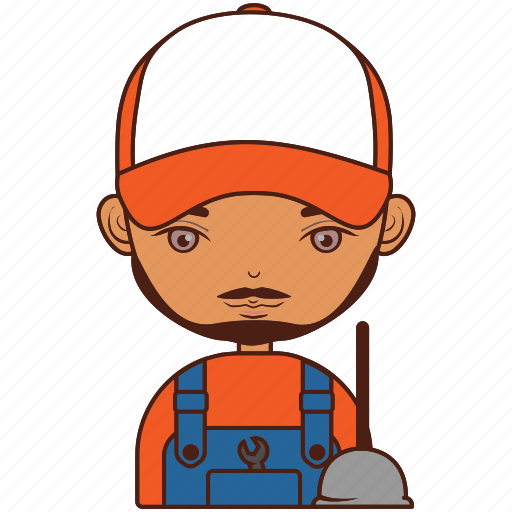 Plumbing, plumber, pipeline, faucet, diversity, avatar icon - Download on Iconfinder