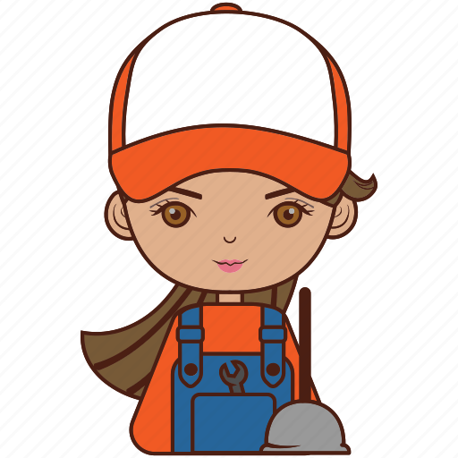 Plumbing, plumber, pipeline, faucet, diversity, avatar icon - Download on Iconfinder