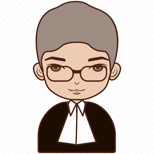 Lawyer, law, justice, court, diversity, avatar icon - Download on Iconfinder