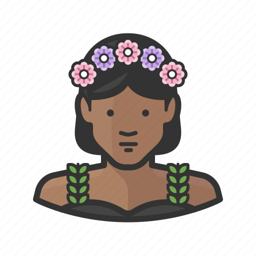 African, african american, flowers, hippie, pretty icon