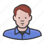 avatar, ginger, male, man, red hair 