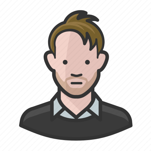 Avatar, blond, male, man, sweater icon - Download on Iconfinder