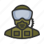 goggles, military, pilot, soldier 