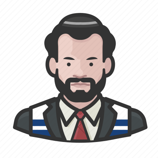 Jewish, rabbi, kippah, yarmulke, avatar, user, person icon - Download on Iconfinder
