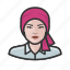 jewish, woman, tichel, avatar, profile, user, person 