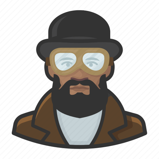 African, avatar, male, man, steampunk icon - Download on Iconfinder