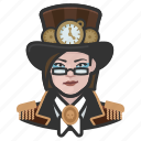 avatar, female, steampunk, woman