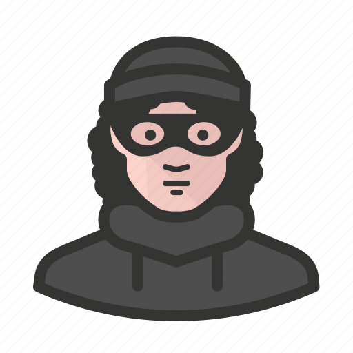 Avatar, burglur, woman, criminal, thief icon - Download on Iconfinder