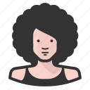 avatar, disco, woman, afro, female, girl