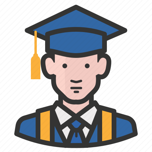 Avatar, graduate, man, education, school icon - Download on Iconfinder