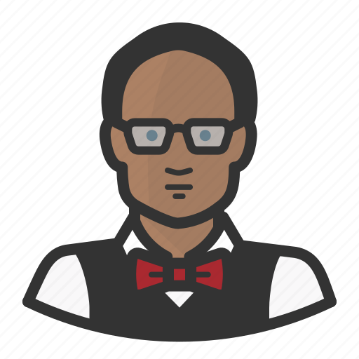 Avatar, man, professor, african, education, teacher, university icon - Download on Iconfinder