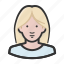 avatar, blonde, woman, female, girl 