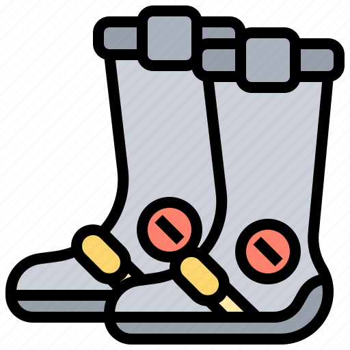 Boots, rubber, shoes, protective, footwear icon - Download on Iconfinder