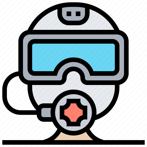 Diving, mask, oxygen, breathing, underwater icon - Download on Iconfinder