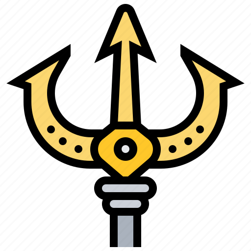 Trident, fishing, spear, weapon, poseidon icon - Download on Iconfinder