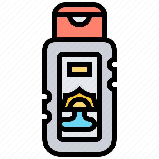 Waterproof, lotion, sunscreen, skin, protection icon - Download on Iconfinder