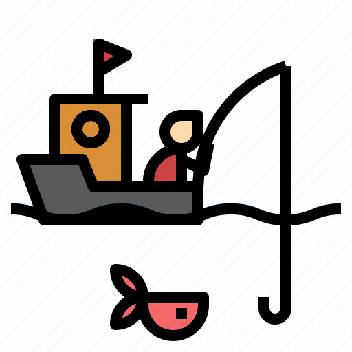 Boat, fishing icon - Download on Iconfinder on Iconfinder